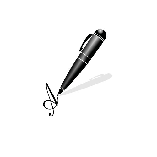 Pen icon vector image