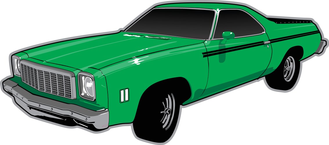 El camino vector image