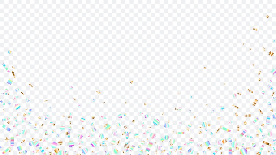 Sparkles on transparent background vector image