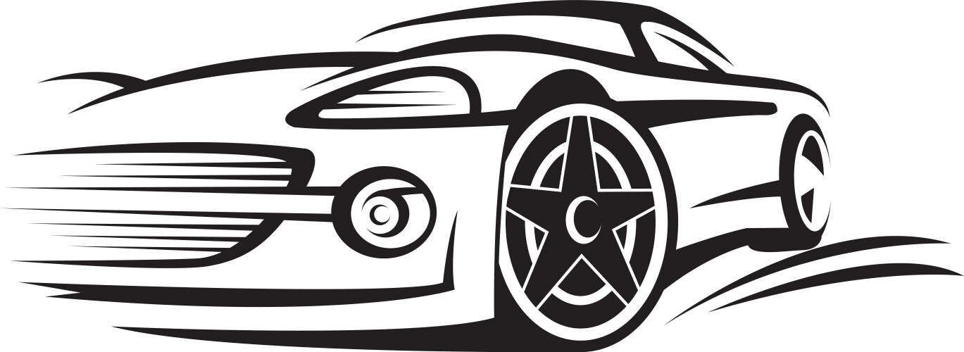 A car vector image