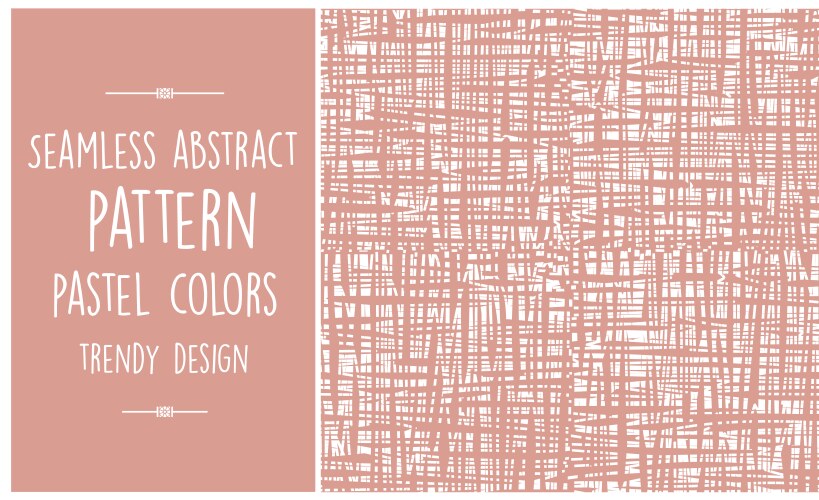 Seamless abstract pattern trendy pastel vector image