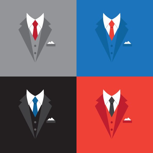 success leader concept businessman suit vector image