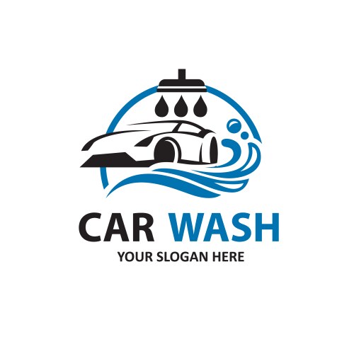 Car wash icon vector image