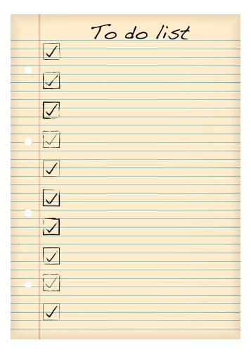 Notepad vector image