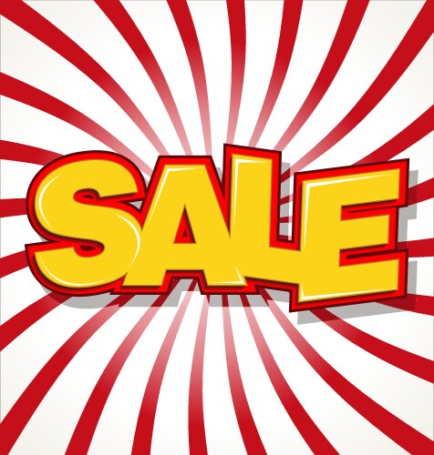 Sale background vector image