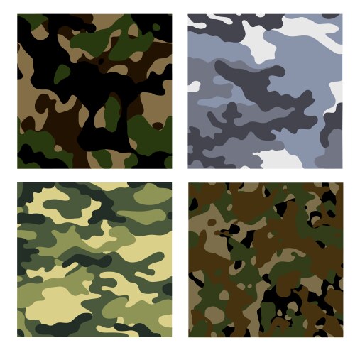 Military backgrounds vector image