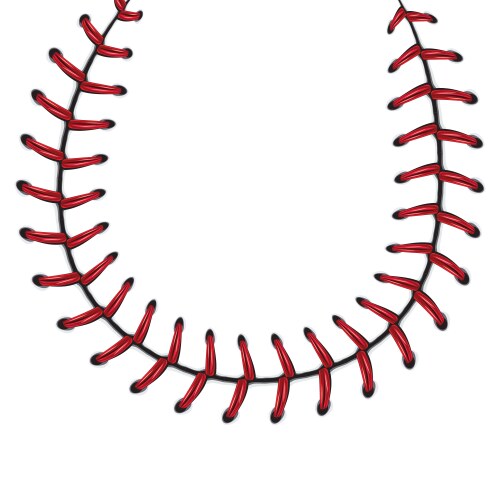 Baseball lace background vector image