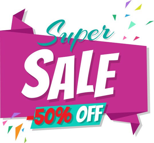 Big sale poster vector image