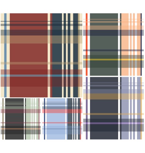 Plaid check pattern vector image