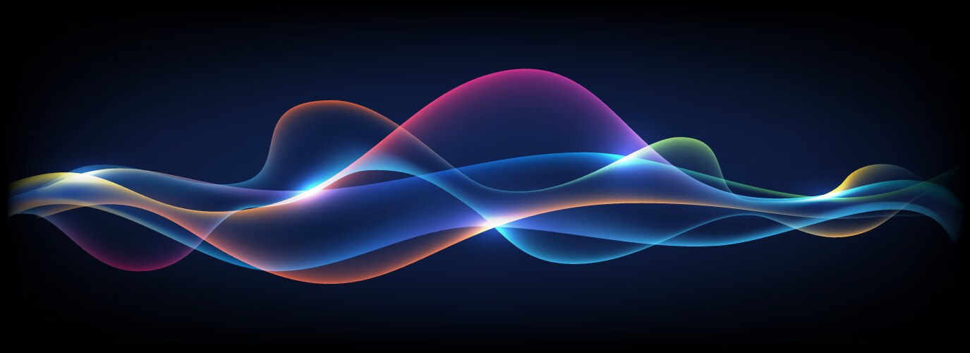 Speaking sound waves vector image