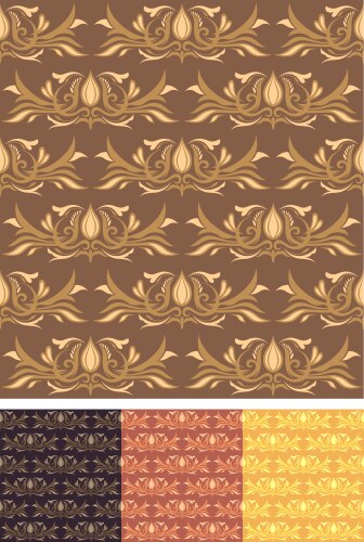 Batik pattern vector image