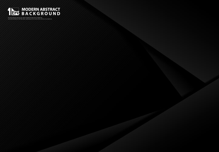 Abstract black futuristic template overlapping vector image