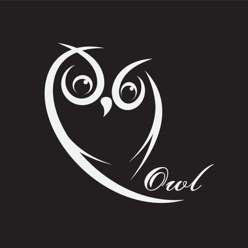 owl design vector image