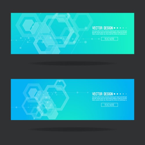 Futuristic header vector image