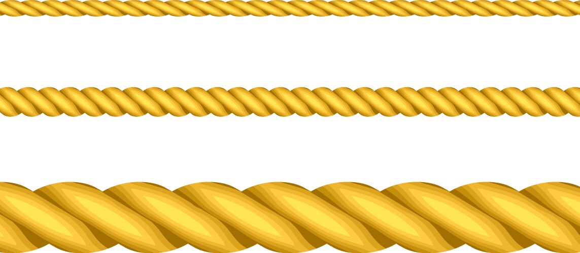 Ropes vector image