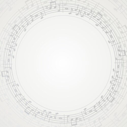 Music frame vector image