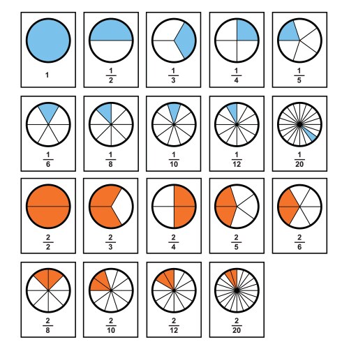 Fraction mathematics calculator simplifyi vector image