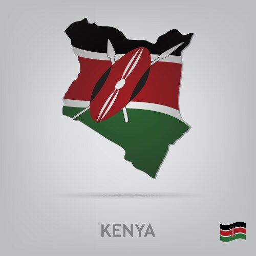 Country kenya vector image