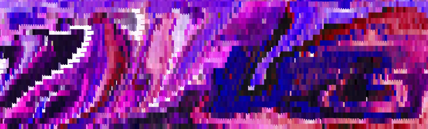 Abstract colorful pixelated mosaic vector image