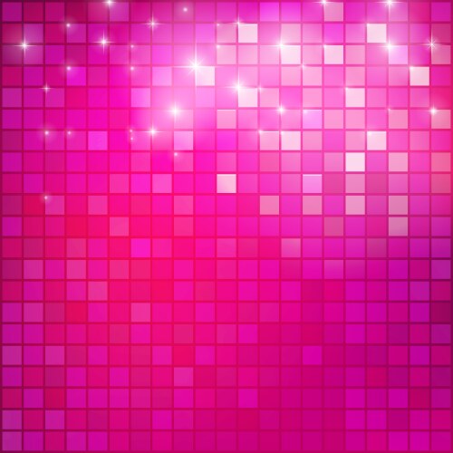 Pink mosaic vector image