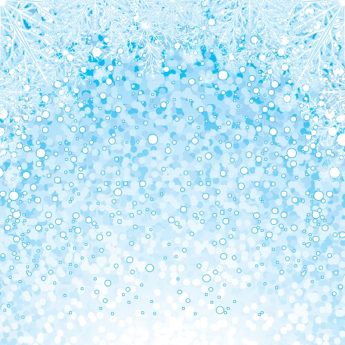 Snowfall backdrop vector image