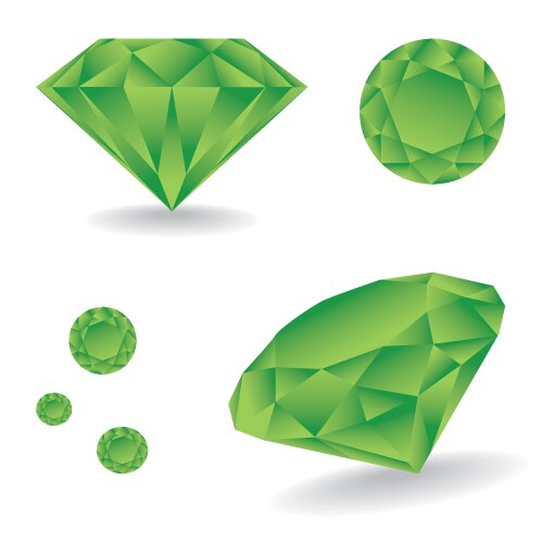 Diamonds vector image