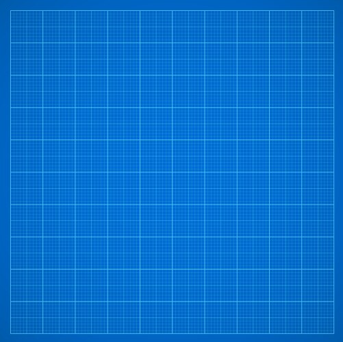 Blue grid paper vector image