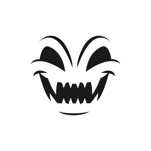 Halloween icon laughing ghost sign vector image