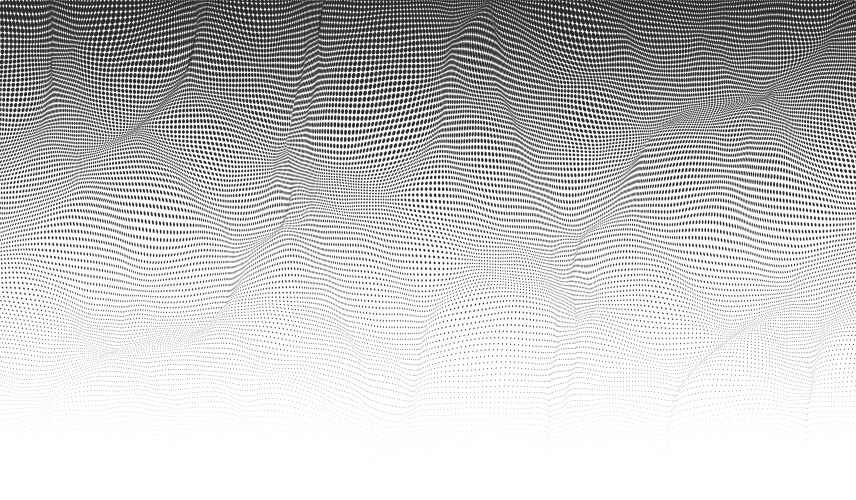 Abstract halftone fading dots background vibrant vector image