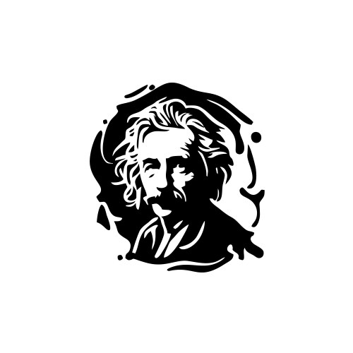 Albert einstein image vector image