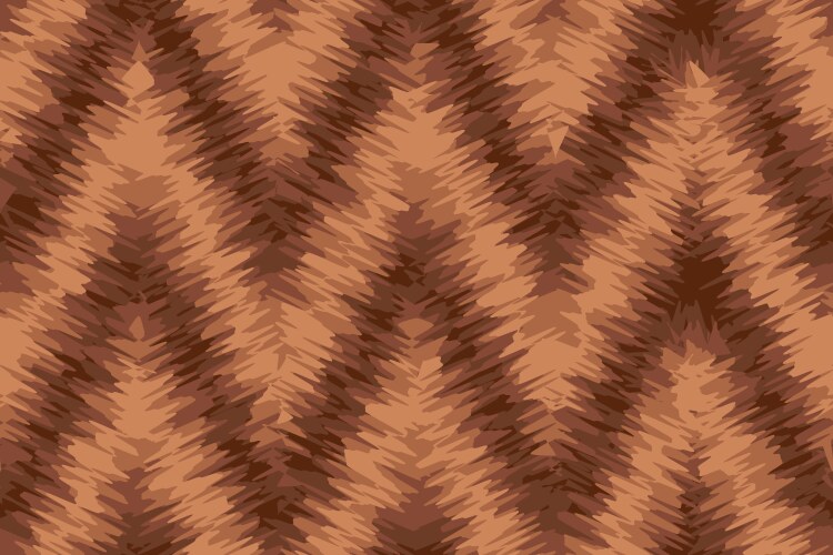 Batik ikat or tie dye zigzag seamless pattern vector image