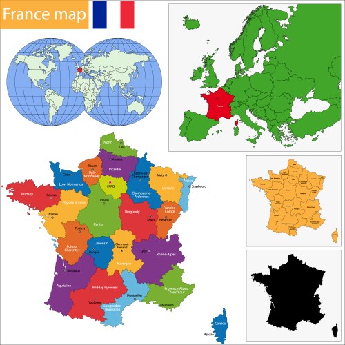 France map vector image