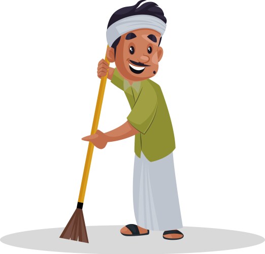 Gardener cartoon vector image