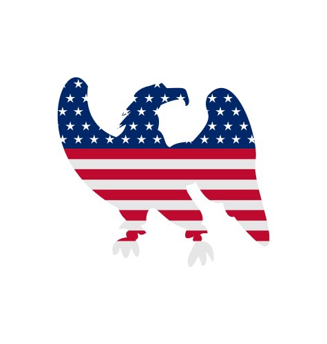 Eagle symbol vector image