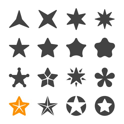 star icon vector image