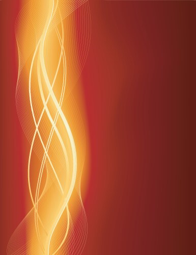 Glowing wave vector image