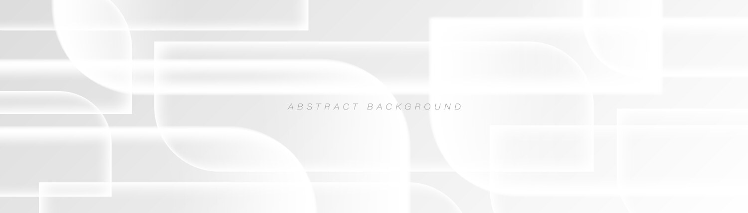 White abstract background glowing geometric vector image