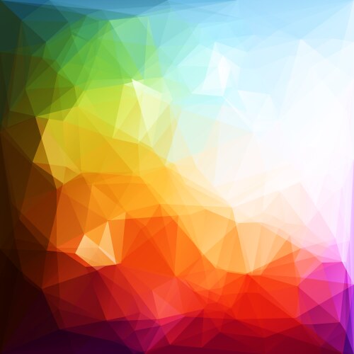 Colorful geometric background vector image