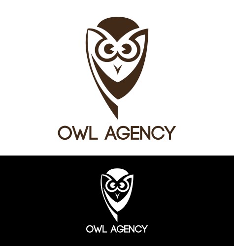 Owl agency vector image