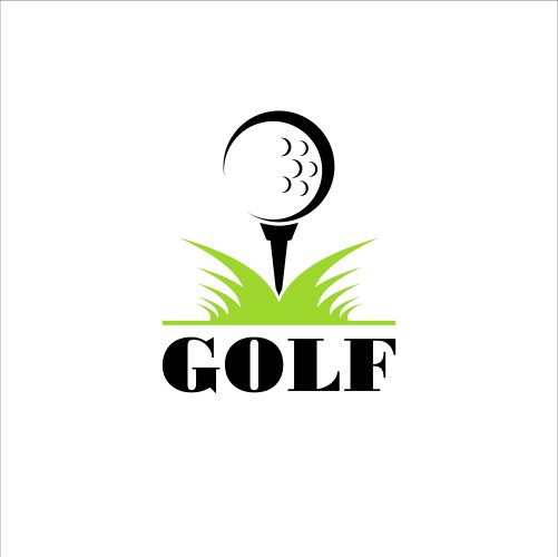 Golf icon symbol vector image