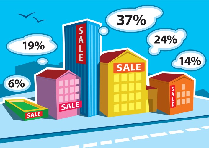 Real estate vector image