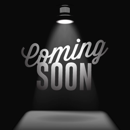 Coming soon sale poster vector image