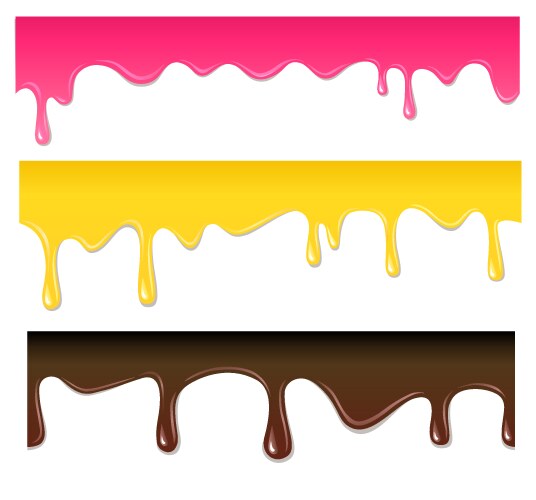 Seamless drips vector image