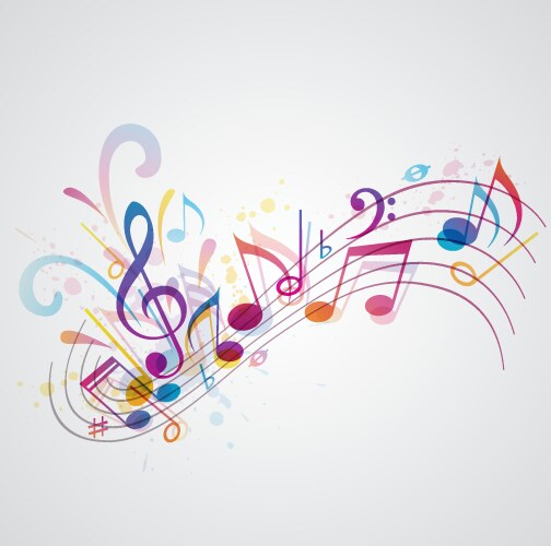 Note music vector image