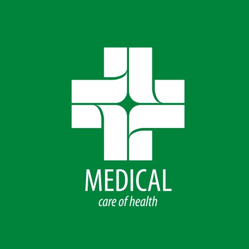 Logo medical vector image