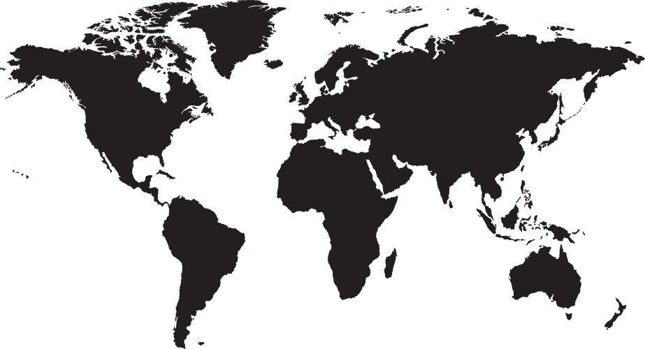 World map vector image