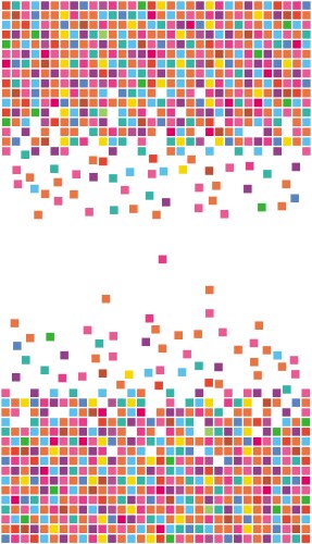 Mosaic background vector image