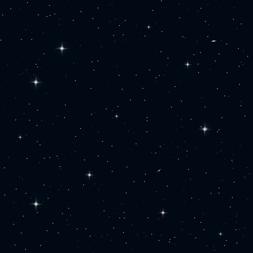 Seamless realistic night sky vector image