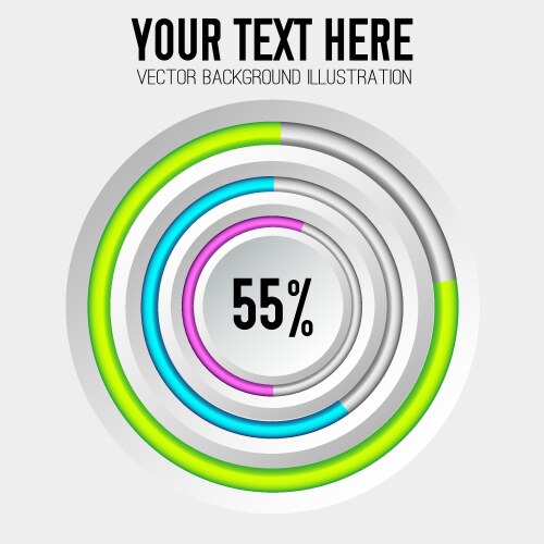 Web business infographic concept vector image