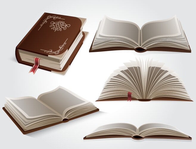 Books vector image